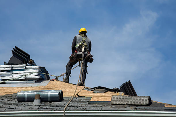 Professional Roofing technician working in Millwood, WV